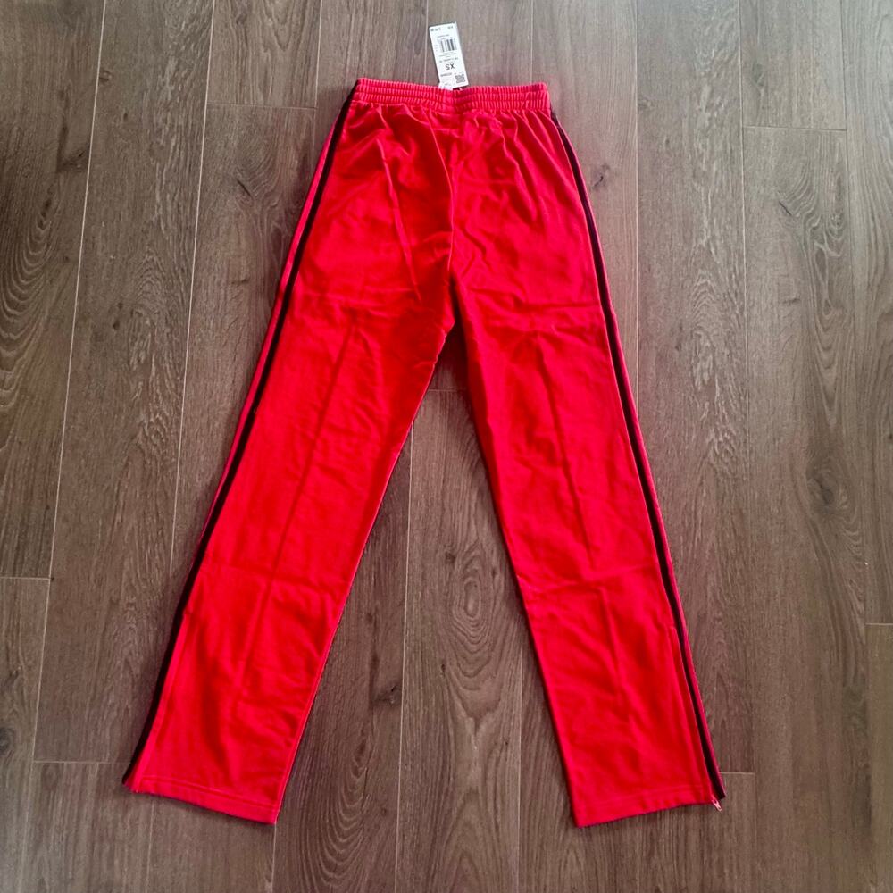 Adidas Originals Firebird Track Pants Classic Fit Red Black XS Better Scarlet - Picture 11 of 12